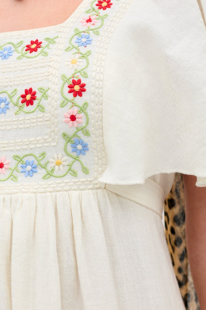 Jimena - Genoa Embroidery Cream