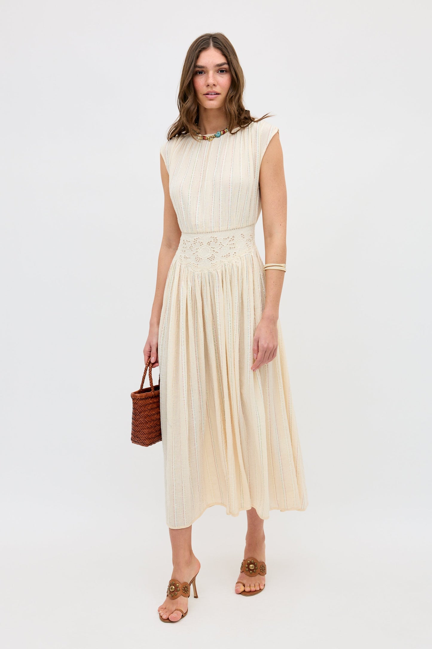 Alayah - Sienna Lace Embroidery Cream