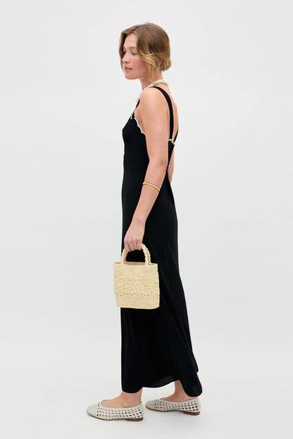 Julietta - Tulipa Appliqué Black
