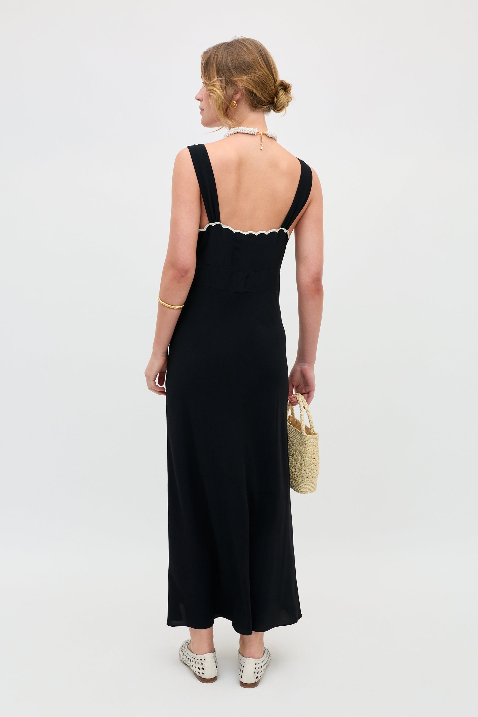 Julietta - Tulipa Appliqué Black