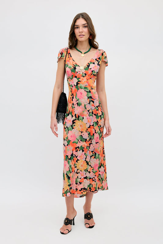 Cathy - Chelsea Floral Black