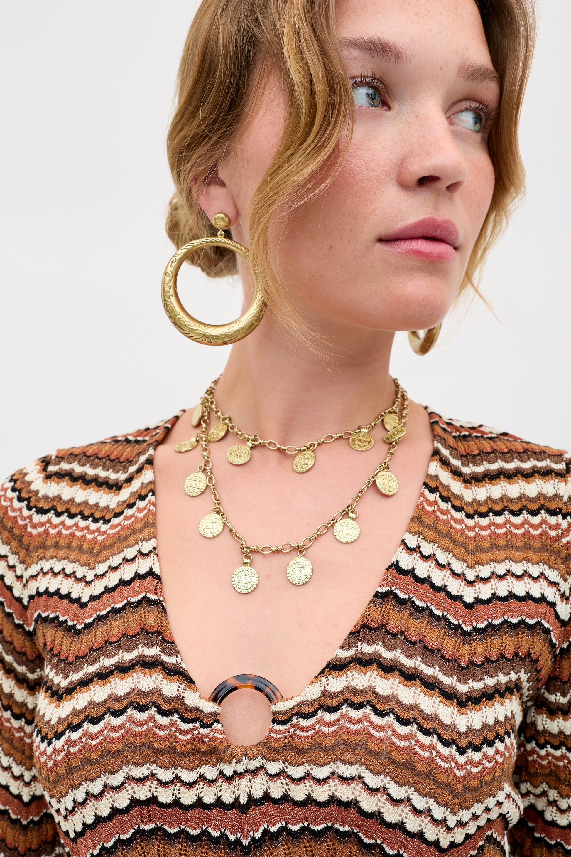 Ivia - Maria Chevron Brown