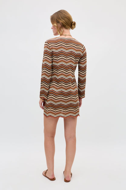 Ivia - Maria Chevron Brown