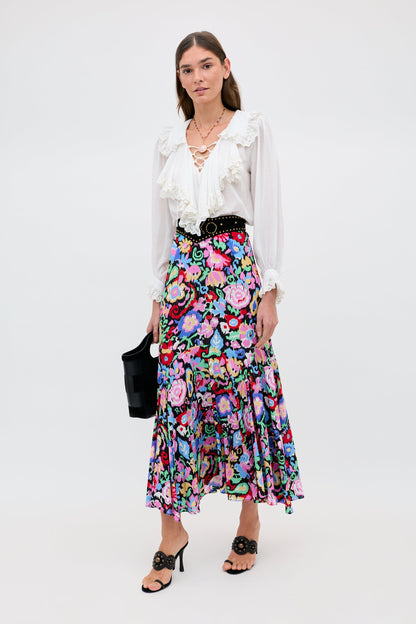 Libbie - Ikat Bloom Charcoal