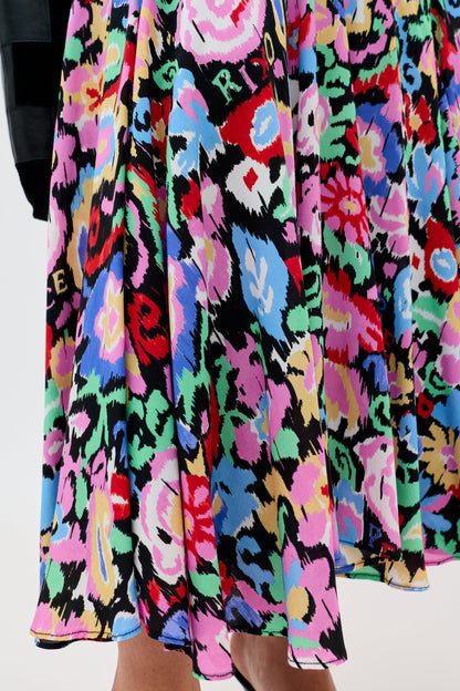 Libbie - Ikat Bloom Charcoal
