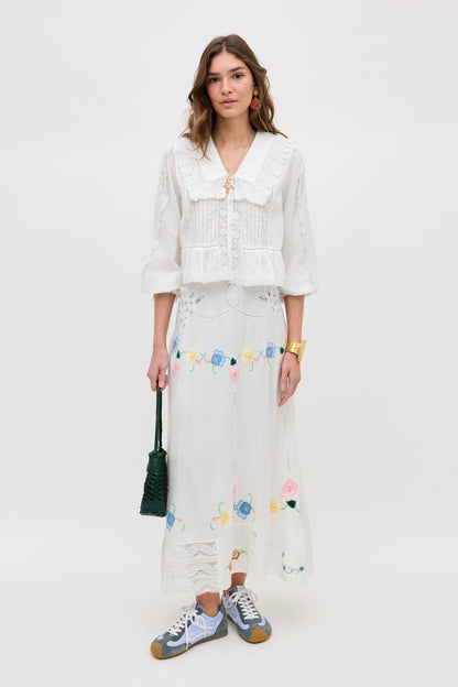 Paulina - Silje Embroidery Ivory