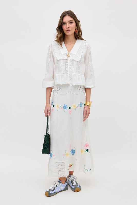 Paulina - Silje Embroidery Ivory