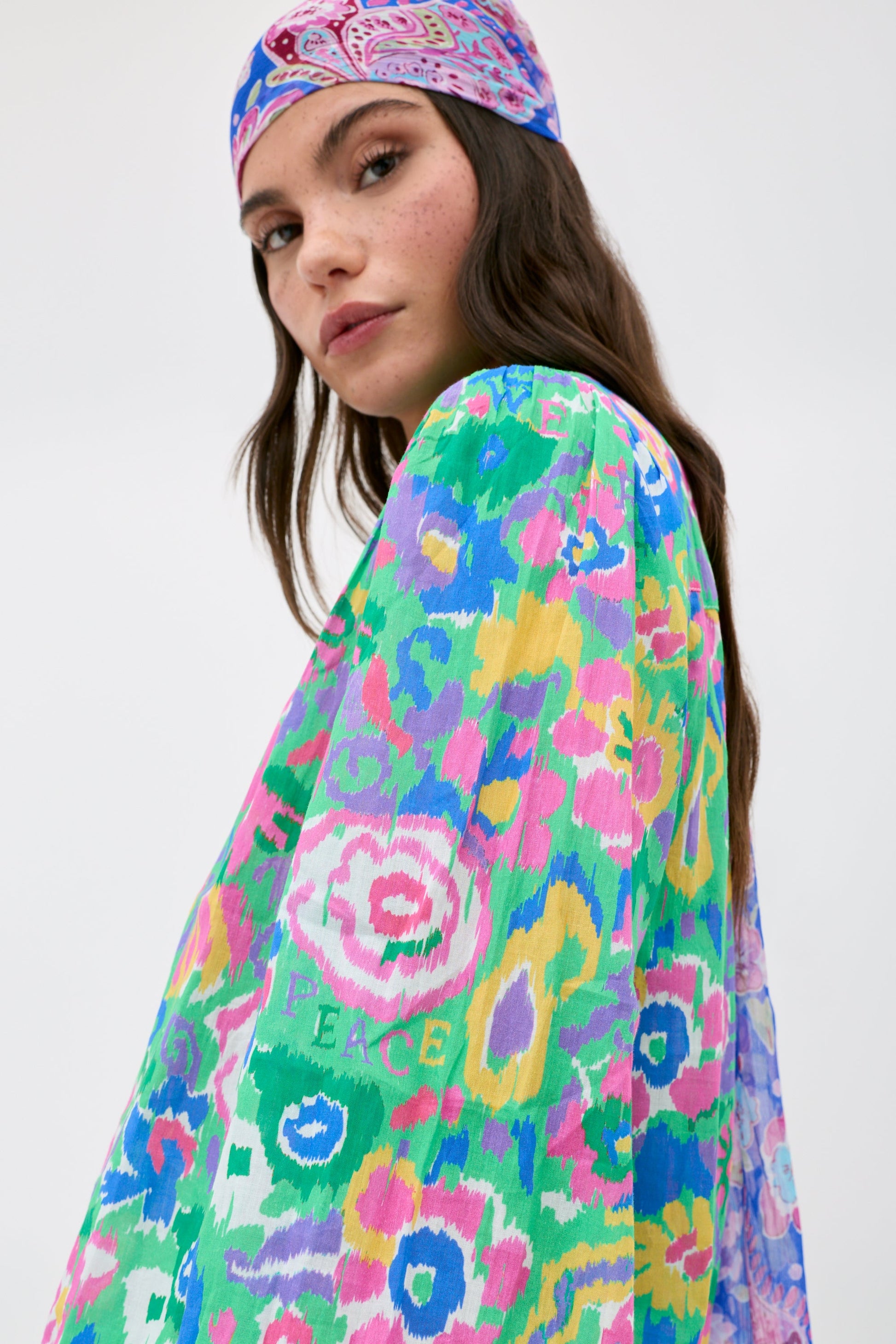 Blake - Ikat Bloom Green