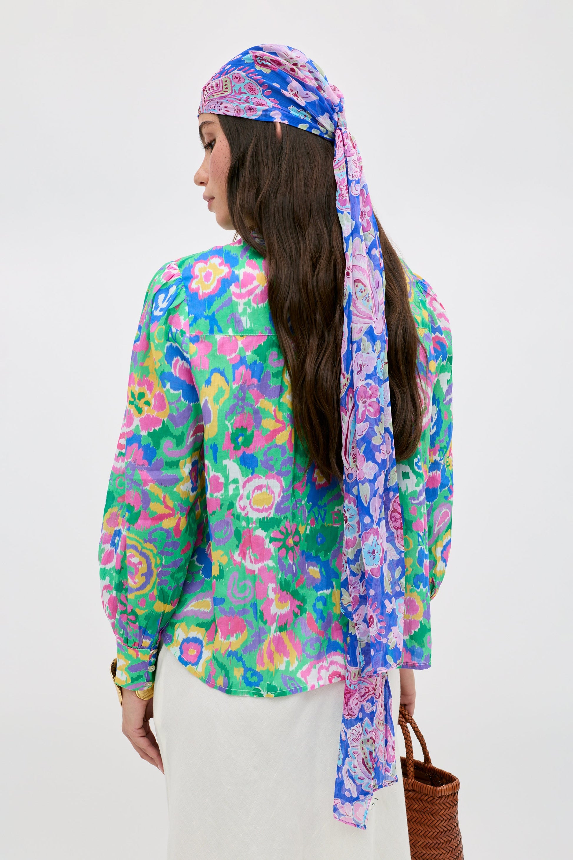 Blake - Ikat Bloom Green