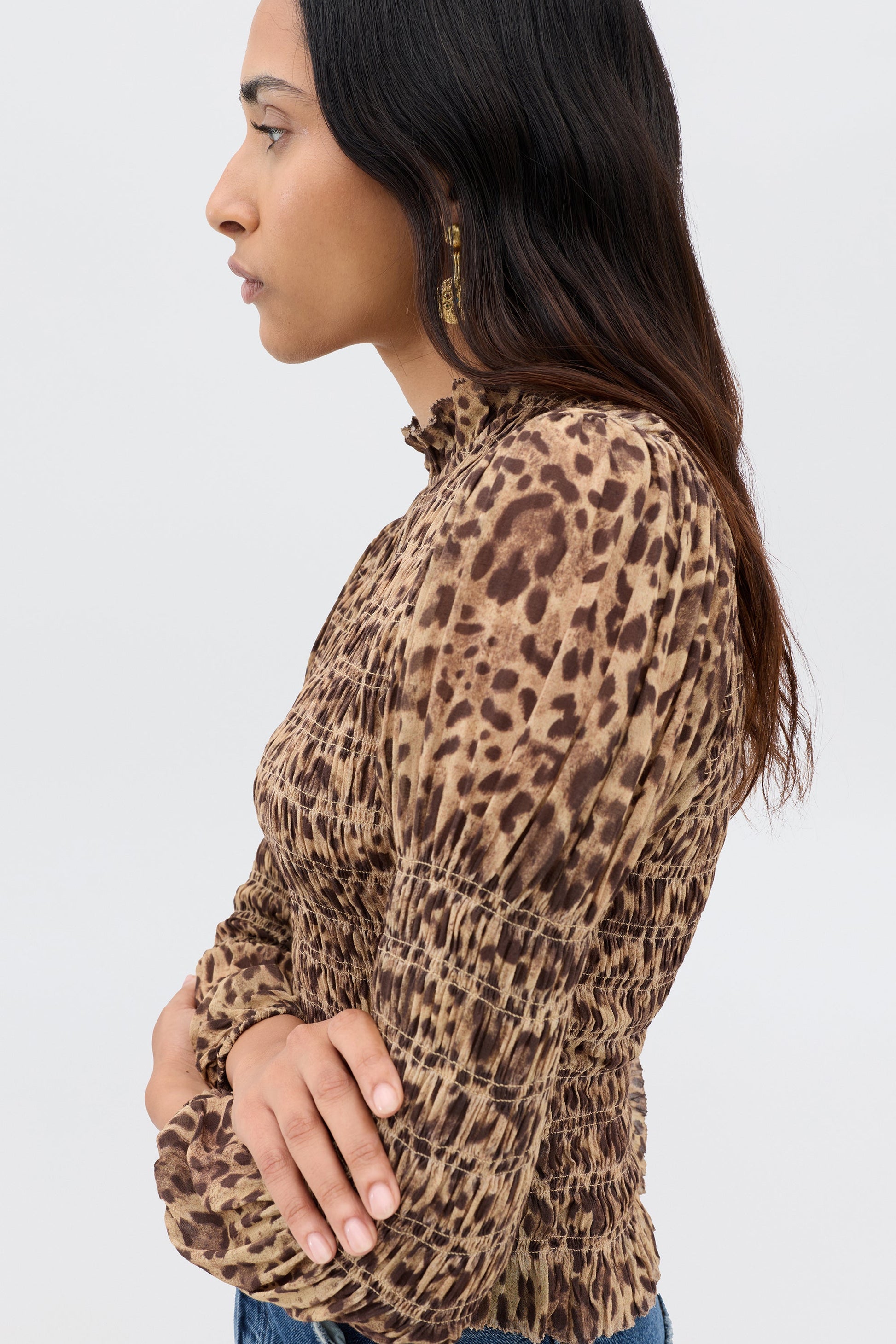 Gardenia - Mila Leopard Brown