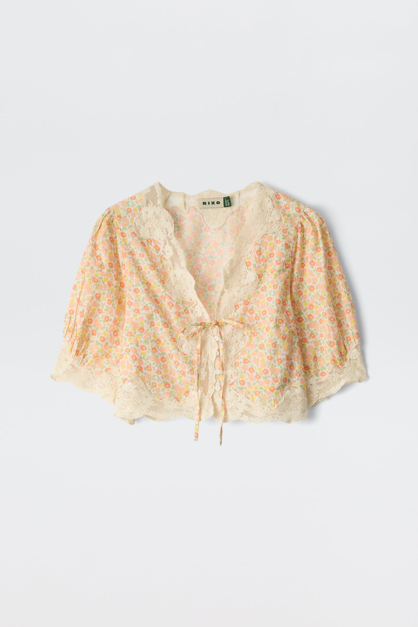 ursula top katie floral cream