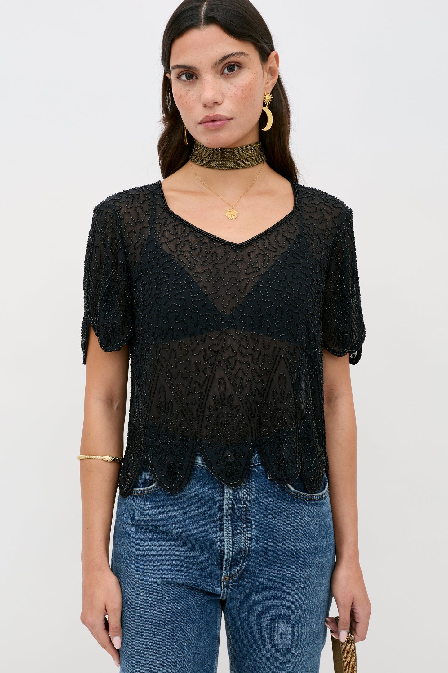 Ainsleigh  -  Florence Embellishment Antique Black