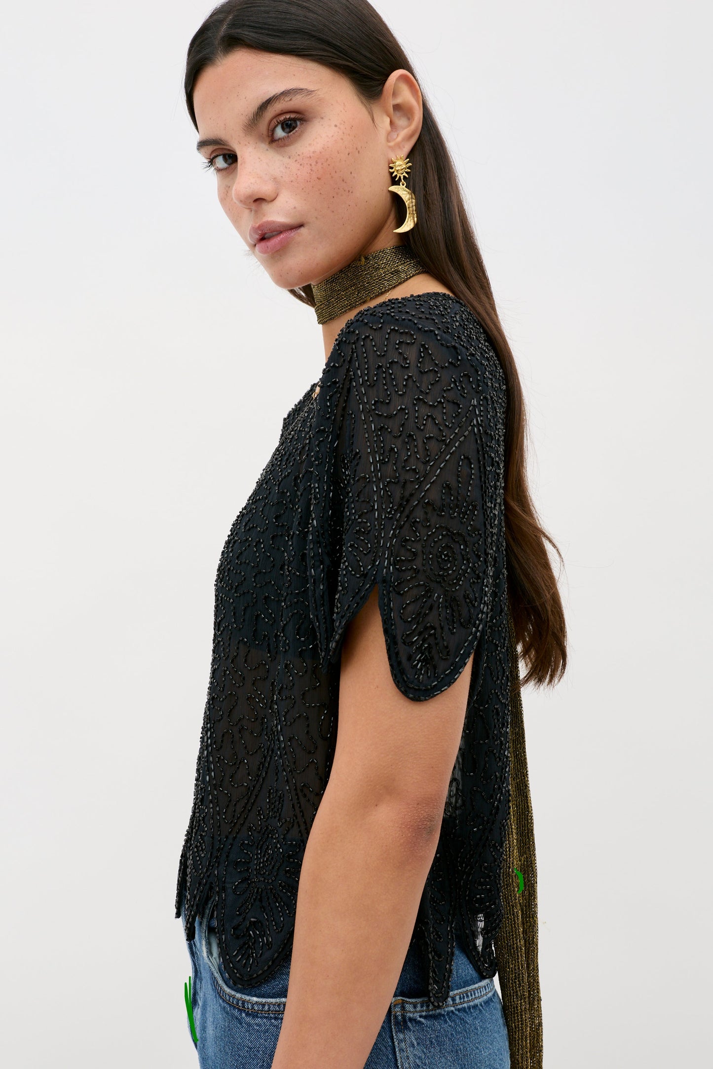 Ainsleigh  -  Florence Embellishment Antique Black