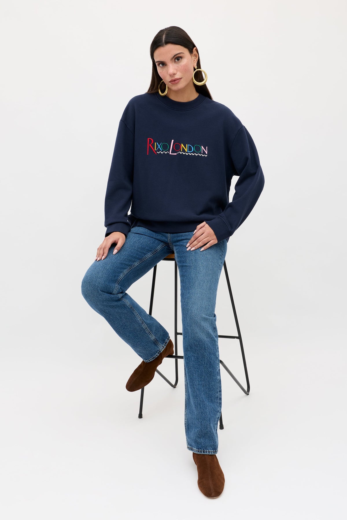 Blaze  -  London Embroidery Navy