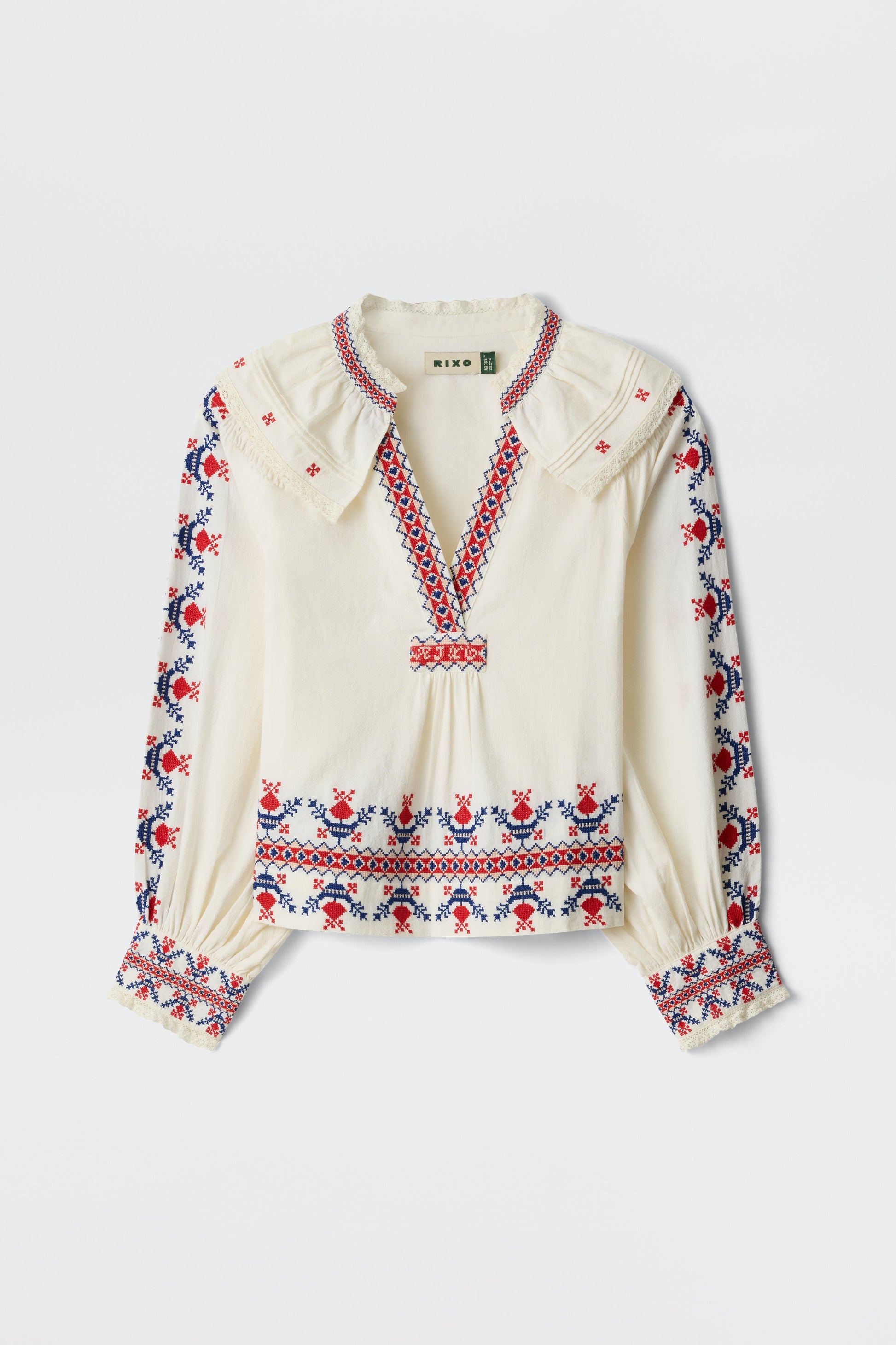 Brisella - Gea Geo Embroidery Cream