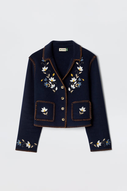 Sunday - Petal Embroidery Navy