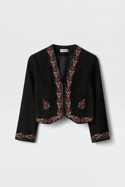 Oliwia - Roselle Embellishment Black