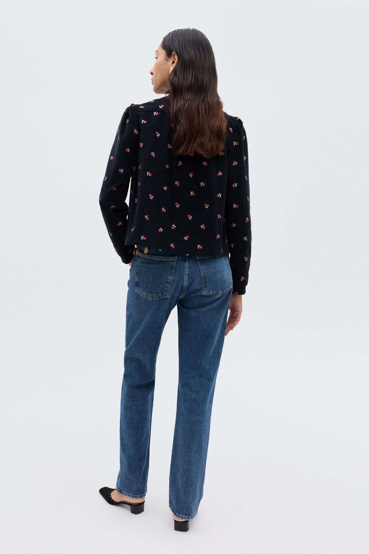 Nyla - Dandy Embroidery Deep Navy