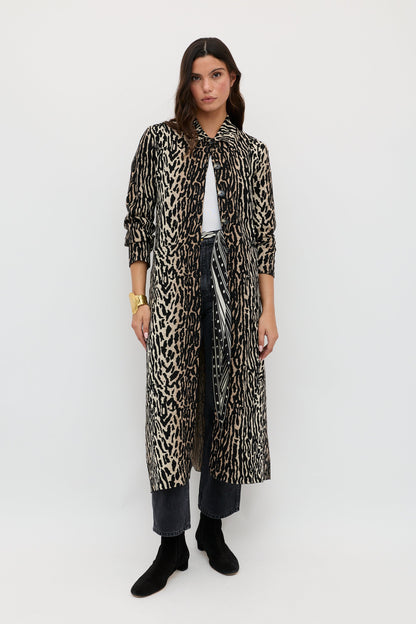 Jacoba  -  Bohemia Leopard Jacquard Brown
