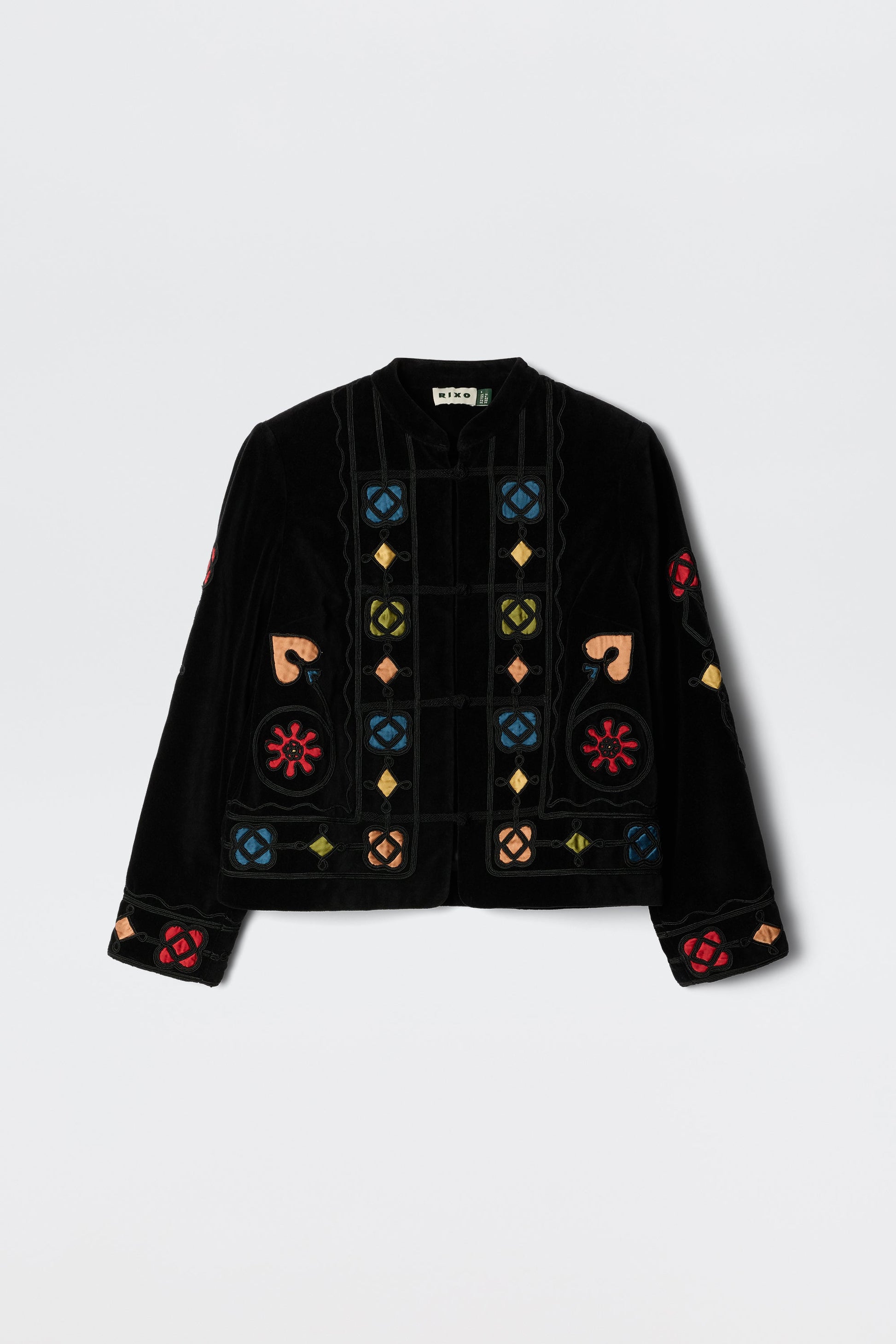 Viktoria  -  Serino Applique Black