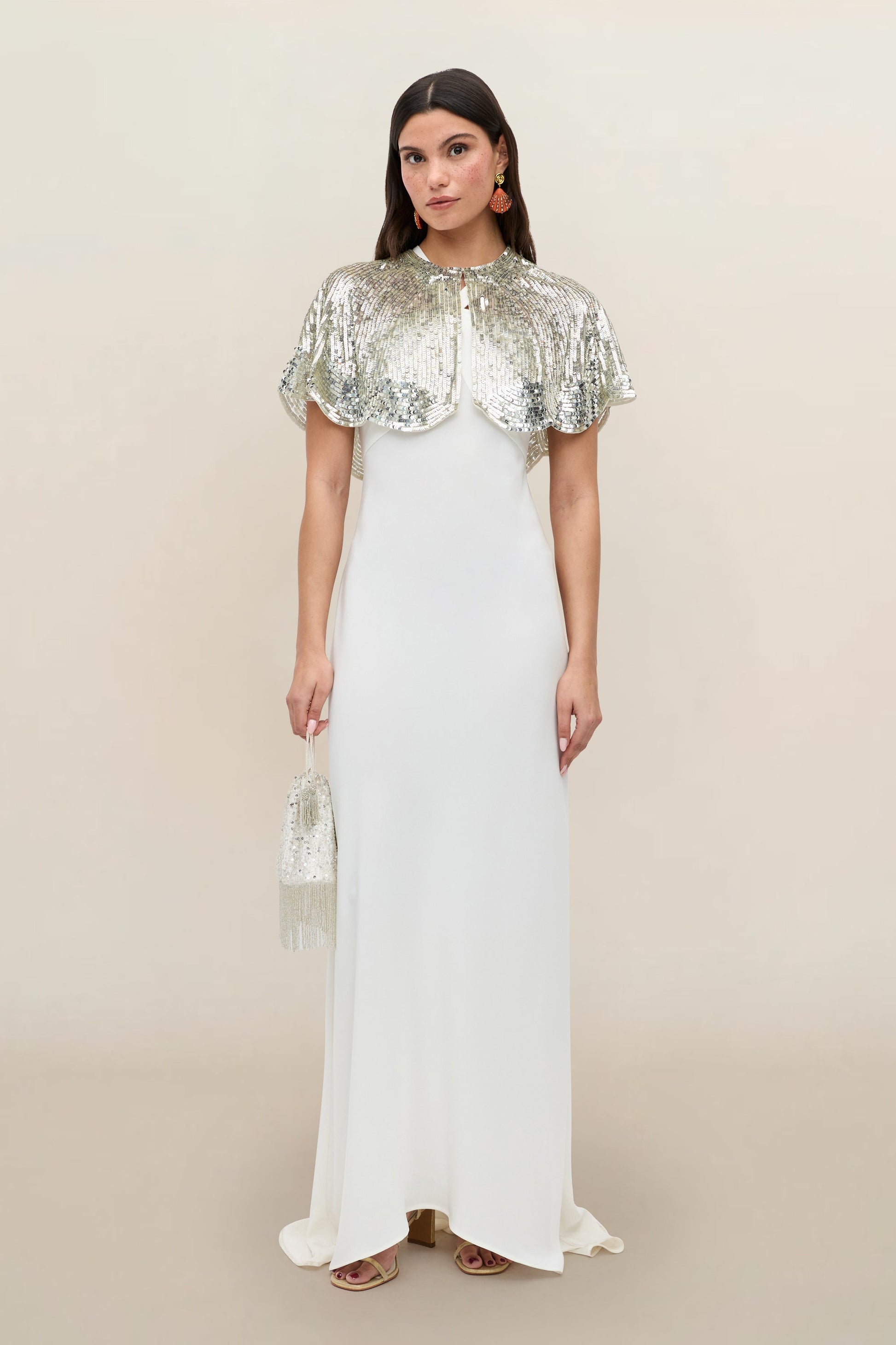Evienne -  Art Deco Embellishment Pearl