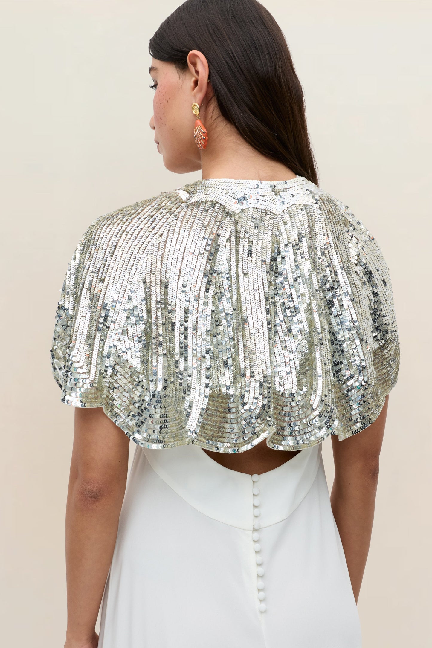 Evienne -  Art Deco Embellishment Pearl