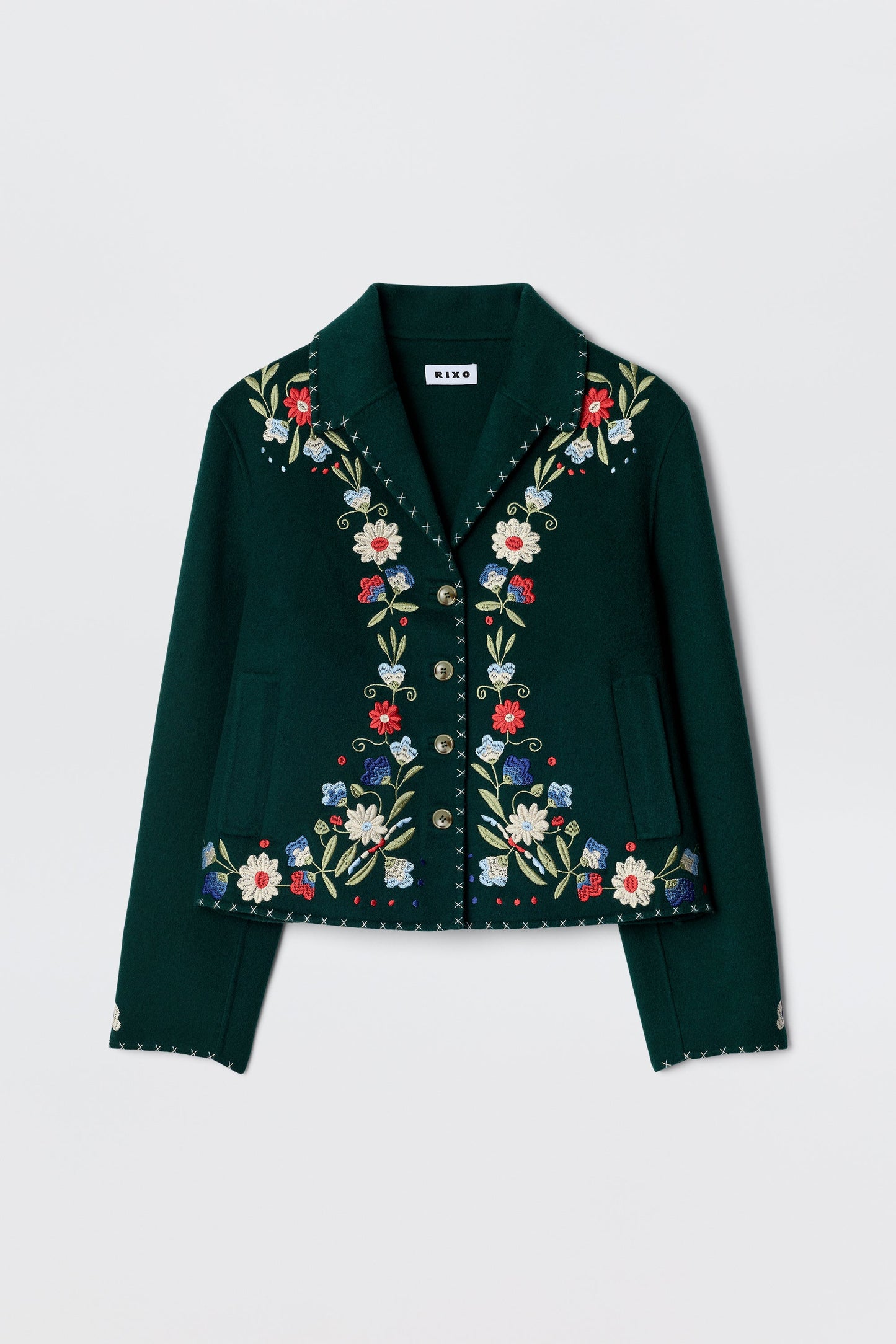 Jude - Bliss Embroidery Green