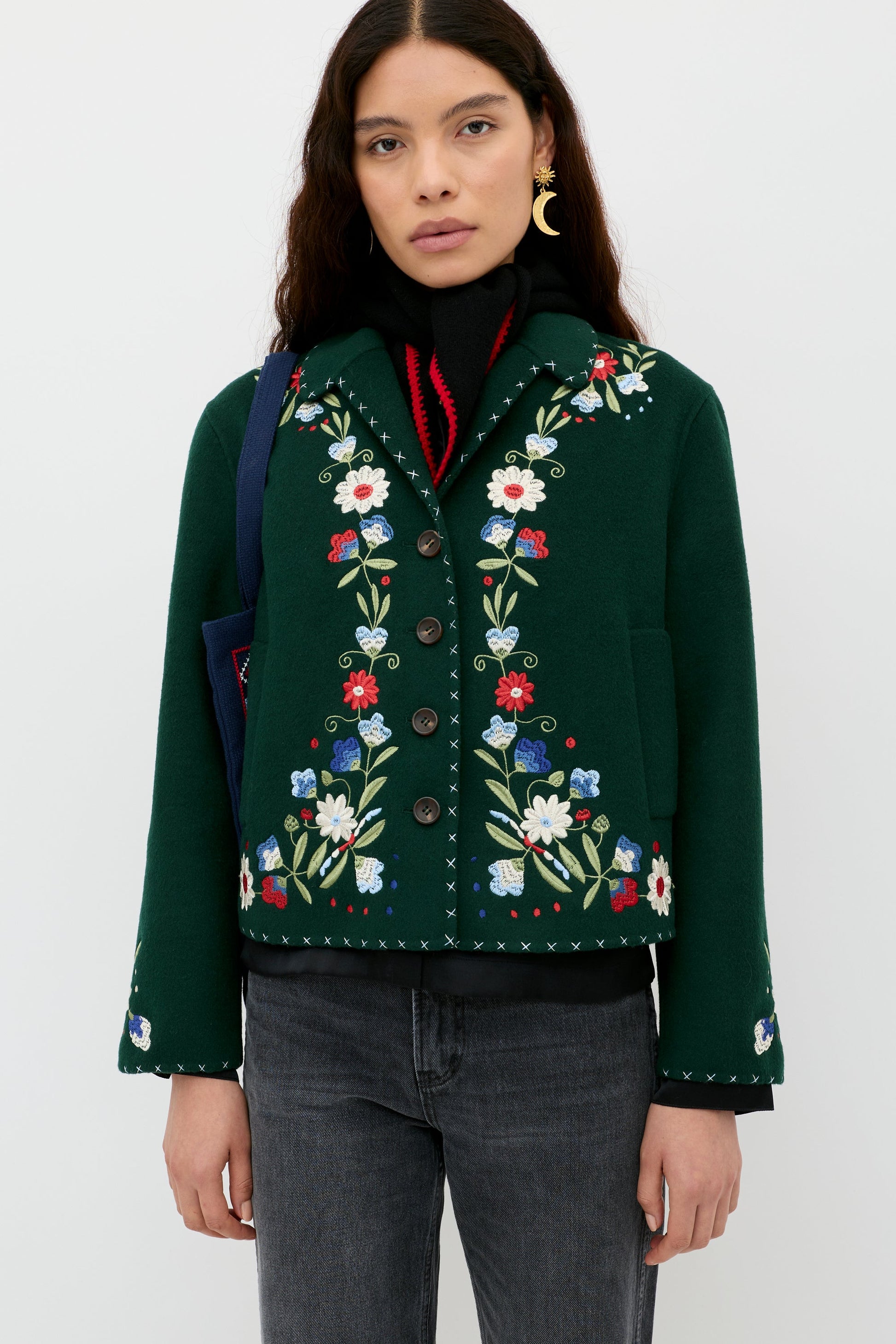 Jude - Bliss Embroidery Green