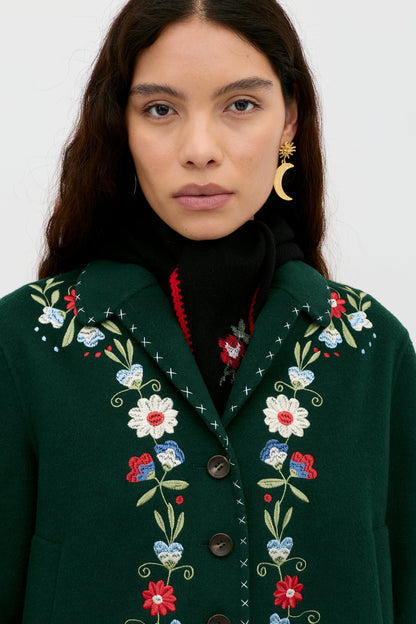 Jude - Bliss Embroidery Green