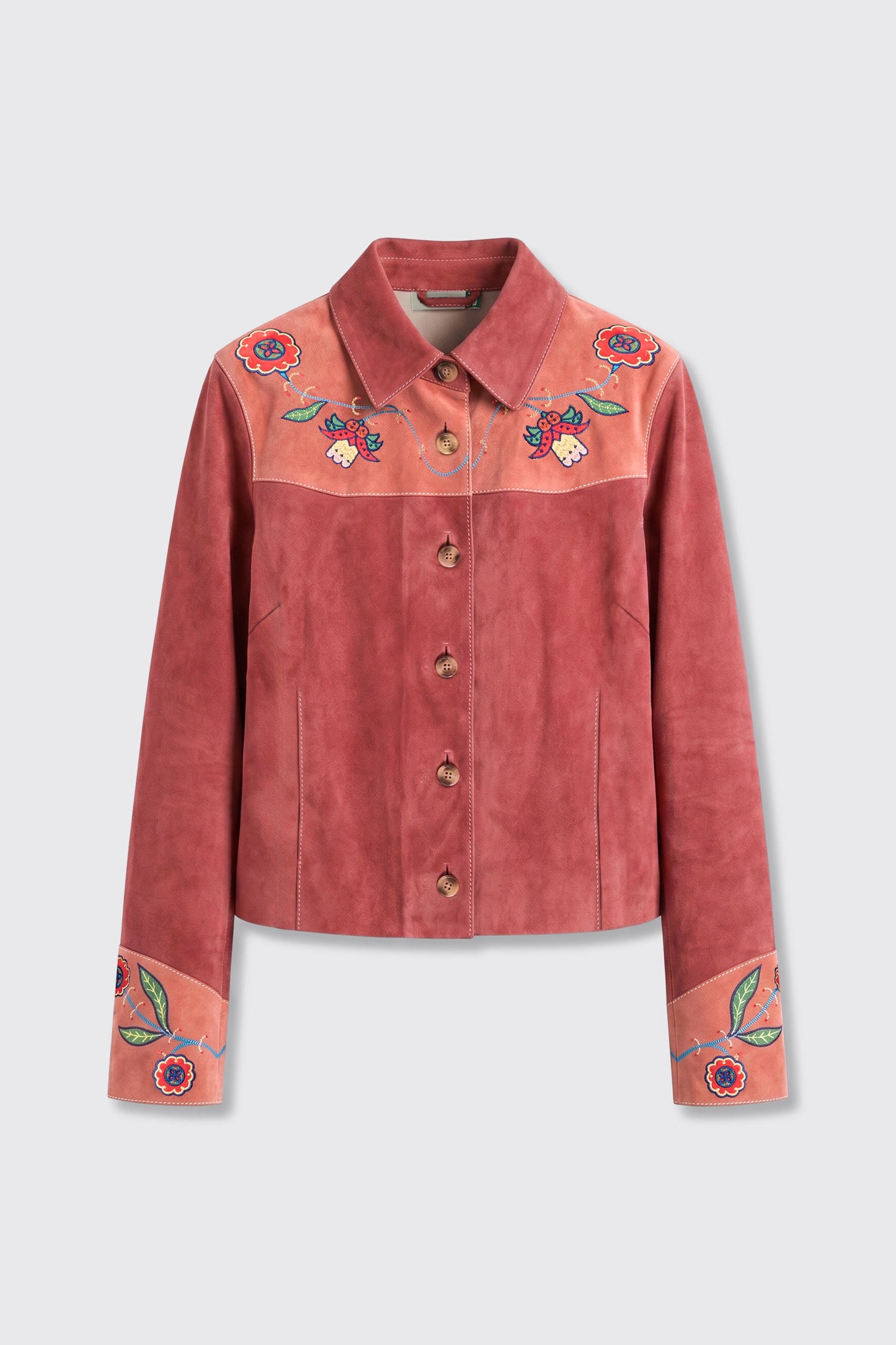 Karmen - Folk Bloom Appliqué Brown