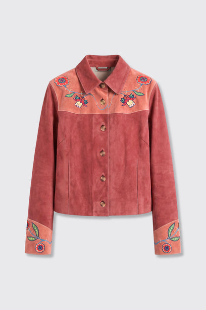Karmen - Folk Bloom Appliqué Brown