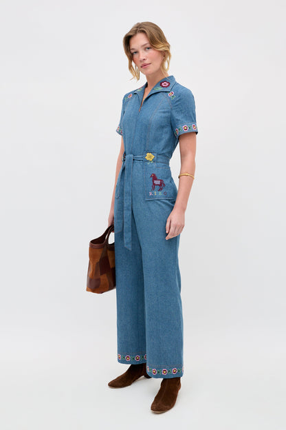 Briana - Juliette Embroidery Blue
