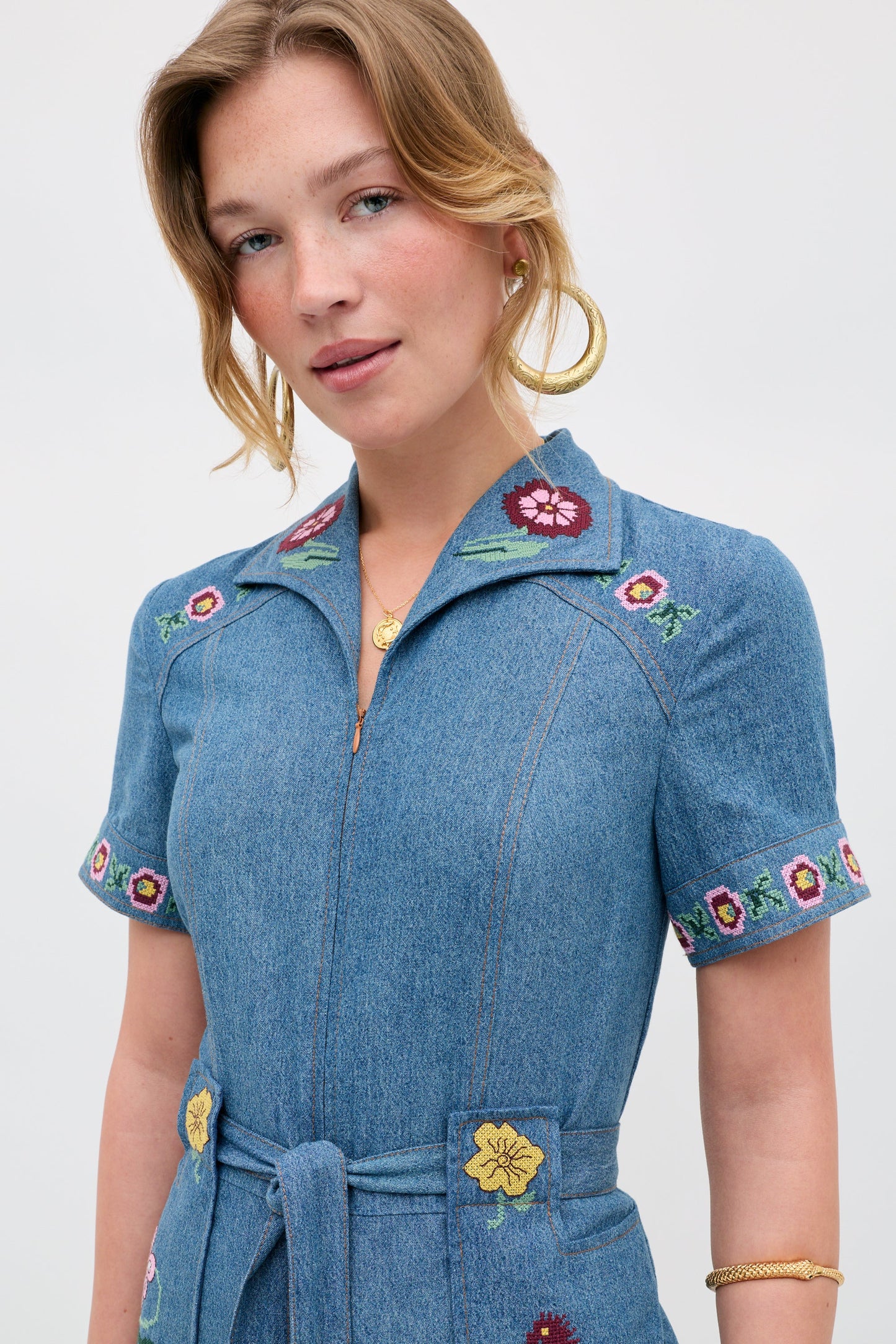 Briana - Juliette Embroidery Blue
