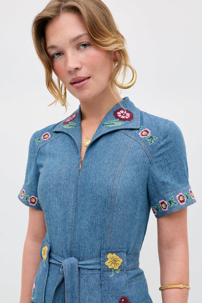 Briana - Juliette Embroidery Blue