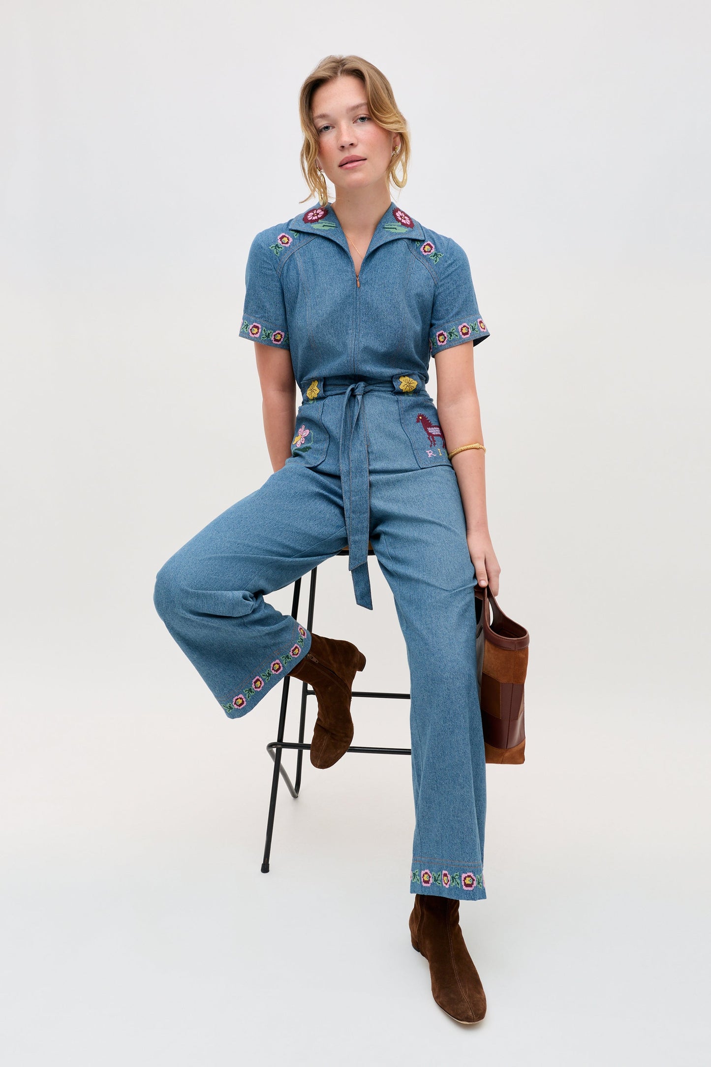 Briana - Juliette Embroidery Blue