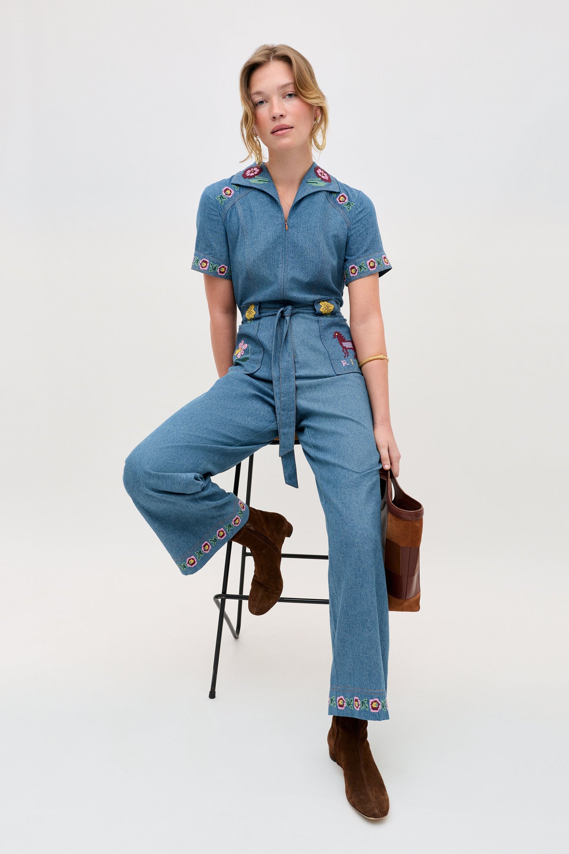 Briana - Juliette Embroidery Blue