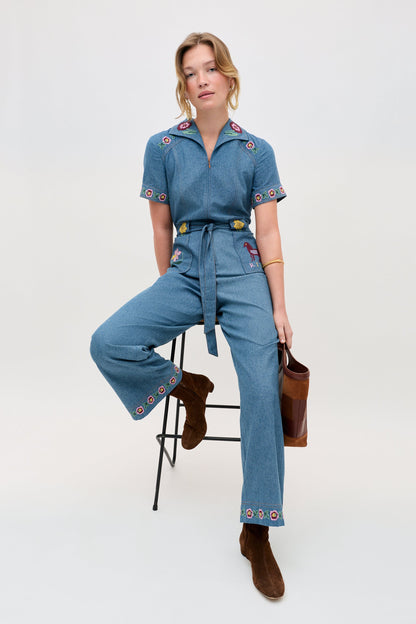 Briana - Juliette Embroidery Blue