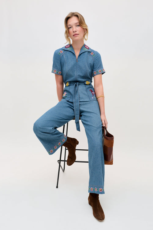 Briana - Juliette Embroidery Blue