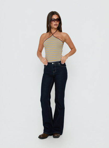 Aethoria Arrowneck Bodysuit Multi Stripe