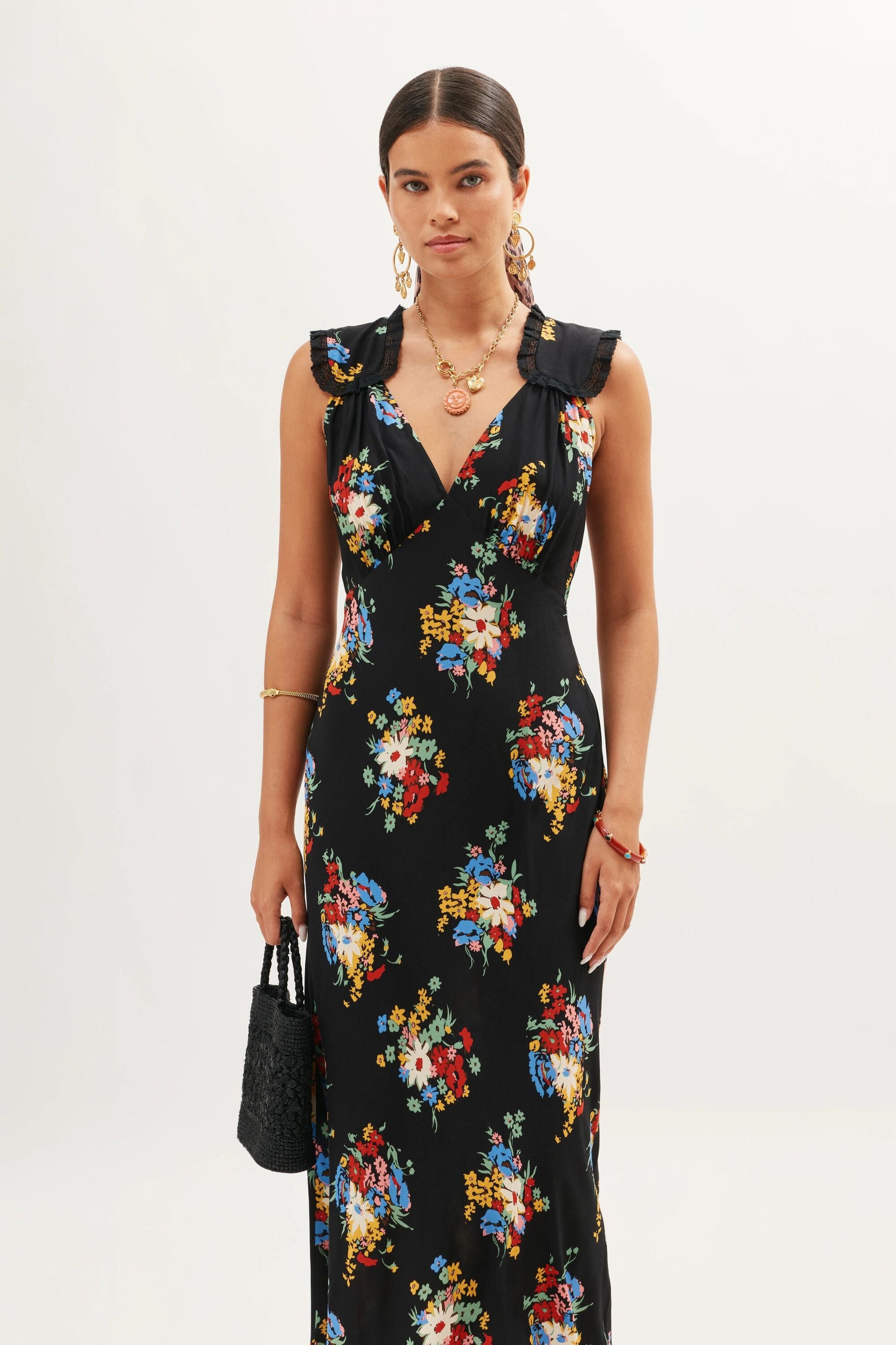 Chessie  -  Darcie Floral Black