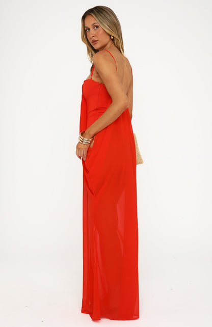 Sol Rio Maxi Dress Flame