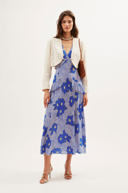 Evie  -  Milos Floral Blue
