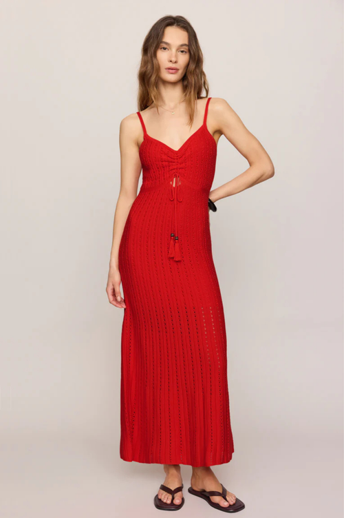 Sunda Crochet Maxi Dress