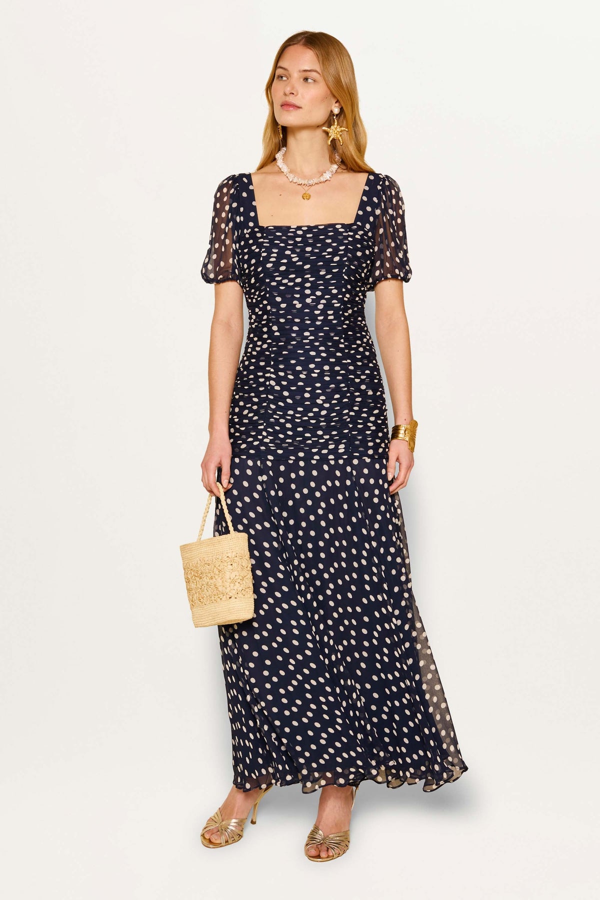 Leyane - Scatter Spot Navy