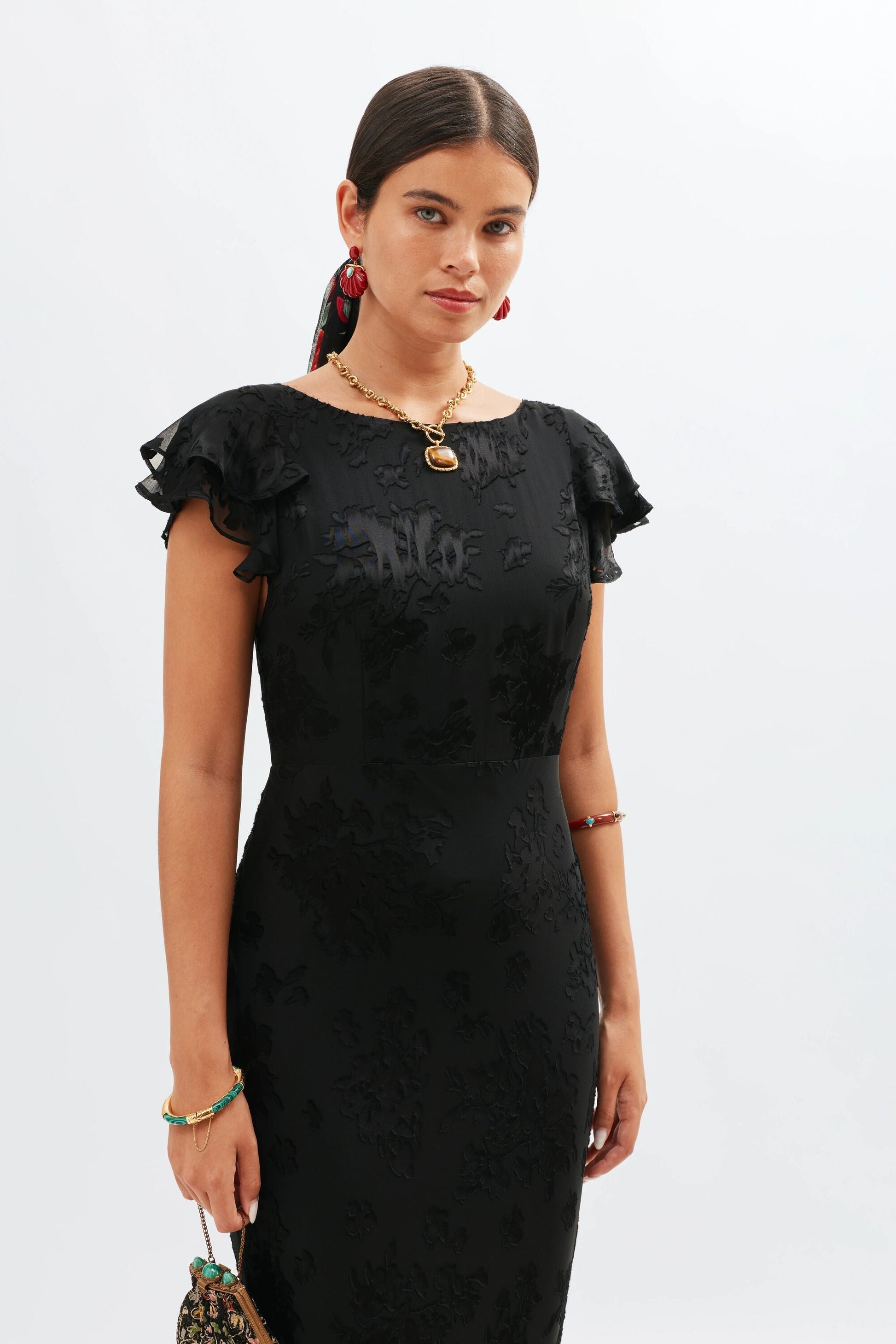 Ordinia  -  Bouquet Devore Black