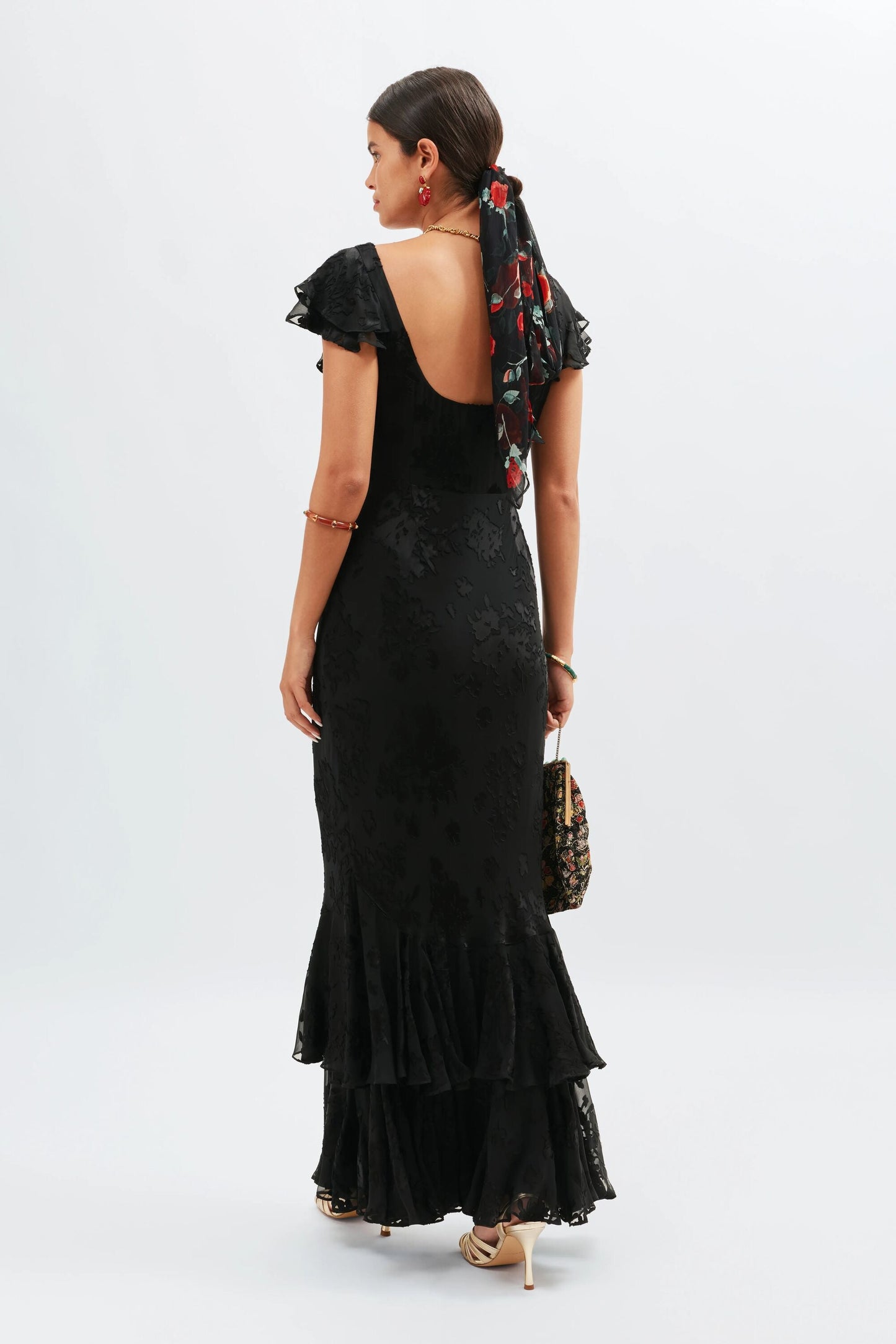 Ordinia  -  Bouquet Devore Black