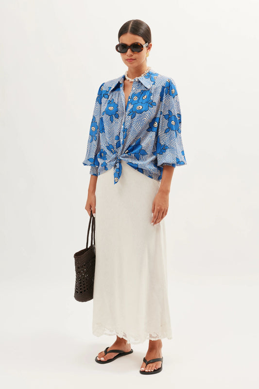 Blake  -  Milos Floral Blue
