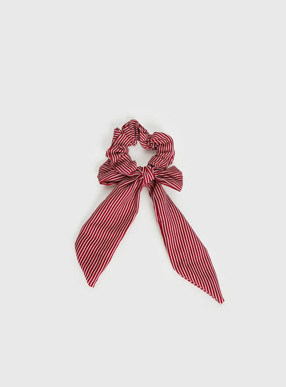 Adalynne Srunchie Pink Stripe