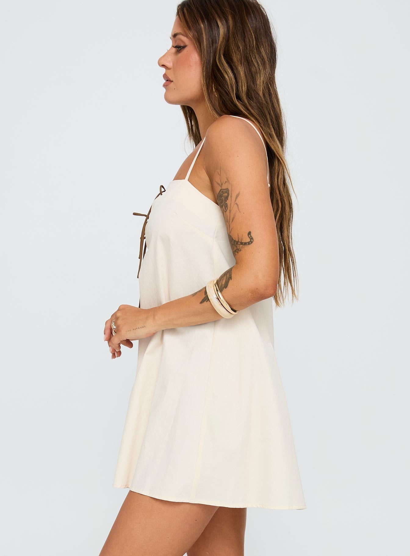 Belong Together Mini Dress Cream