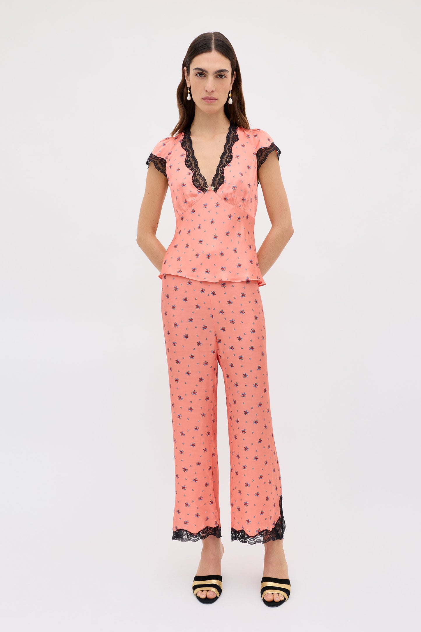Mireille  -  Peonies Ditsy Coral